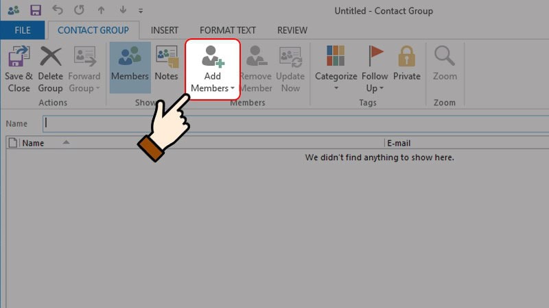 Cách tạo group email trong Outlook trên Windows