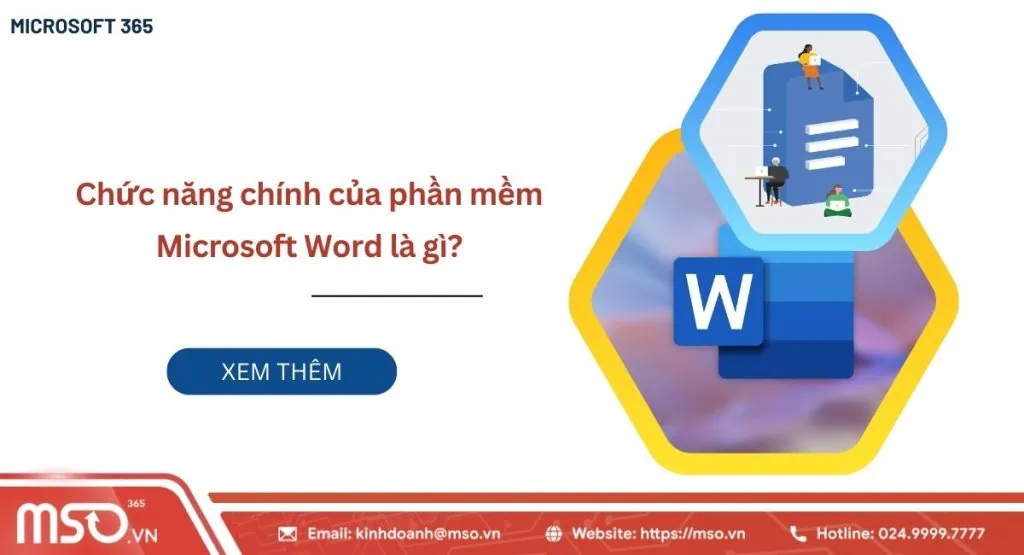 Chức năng chính của phần mềm Microsoft Word