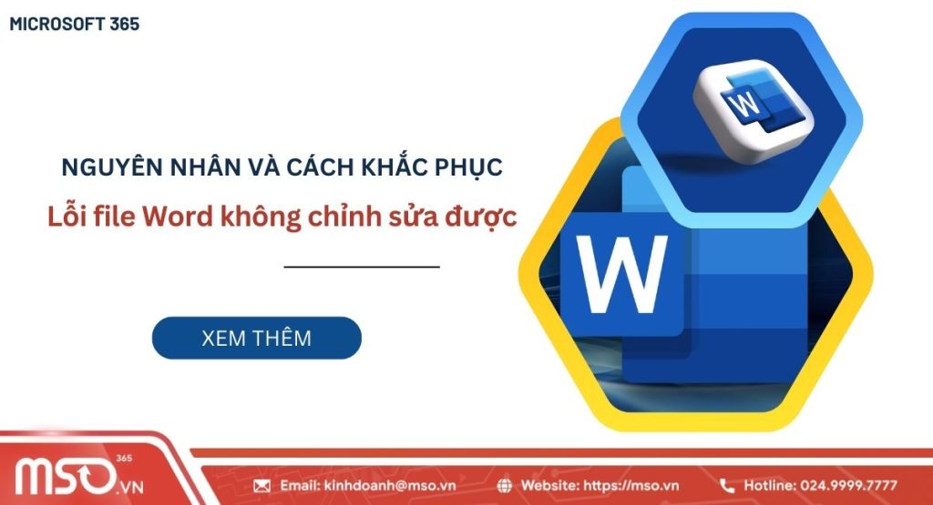 File Word không chỉnh sửa