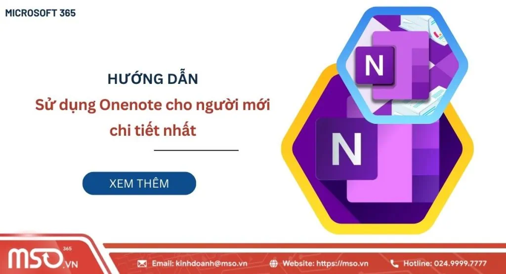 Hướng dẫn sử dụng Onenote