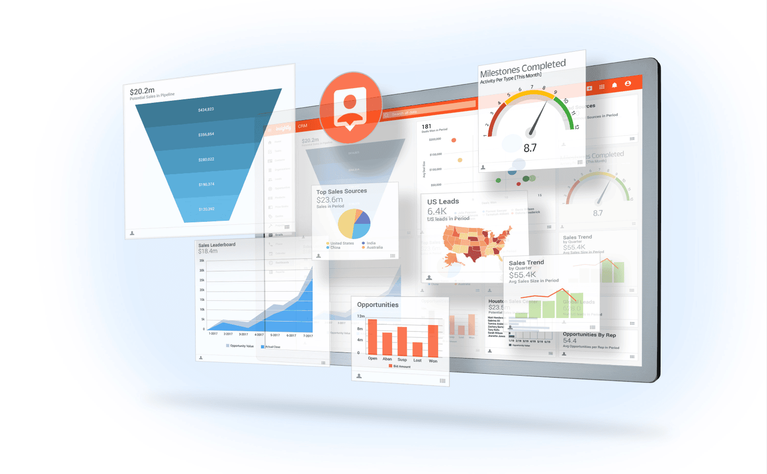 Phần mềm CRM cho phép doanh nghiệp lưu trữ và quản lý thông tin chi tiết