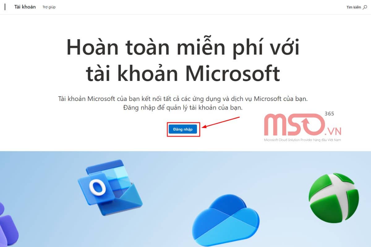 Cách đăng nhập vào tài khoản email của Microsoft