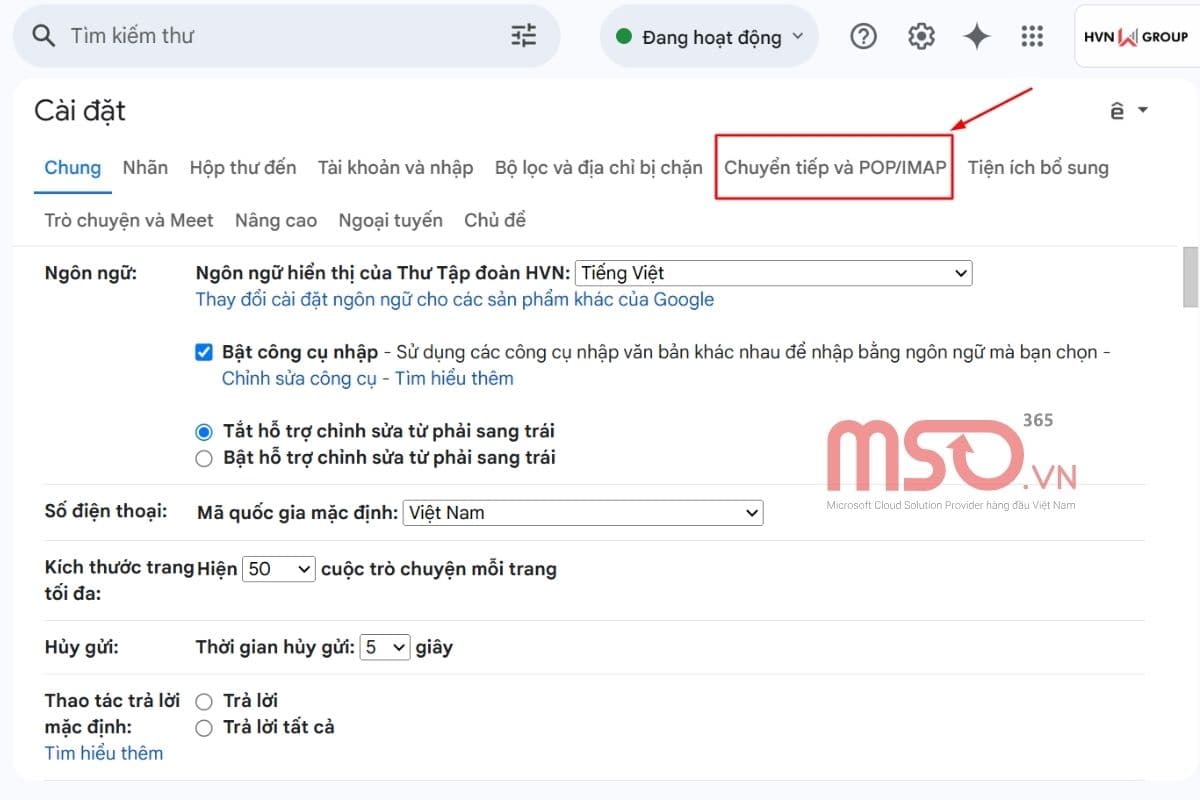 Cách đồng bộ hóa dữ liệu Gmail với Outlook
