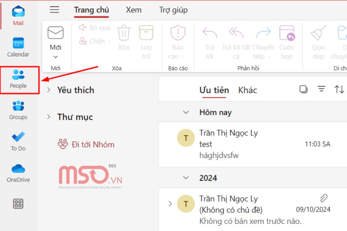 Cách tạo danh bạ trong Outlook với danh sách liên hệ mới