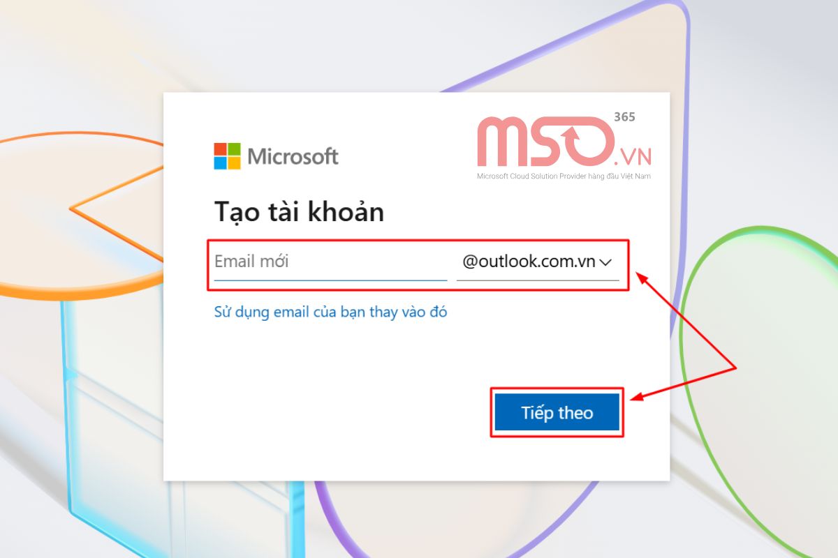Cách tạo tài khoản email của Microsoft Outlook mới