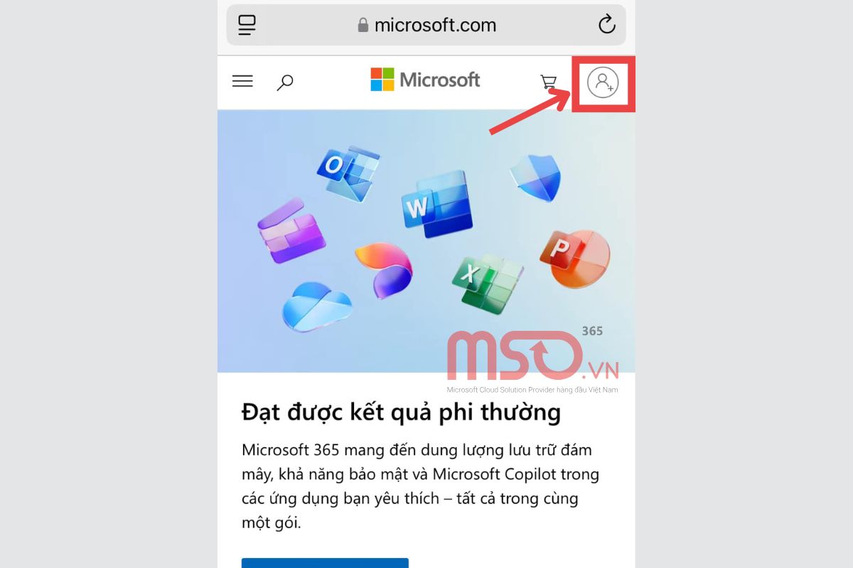 Cách tạo tài khoản Microsoft bằng Gmail trên điện thoại