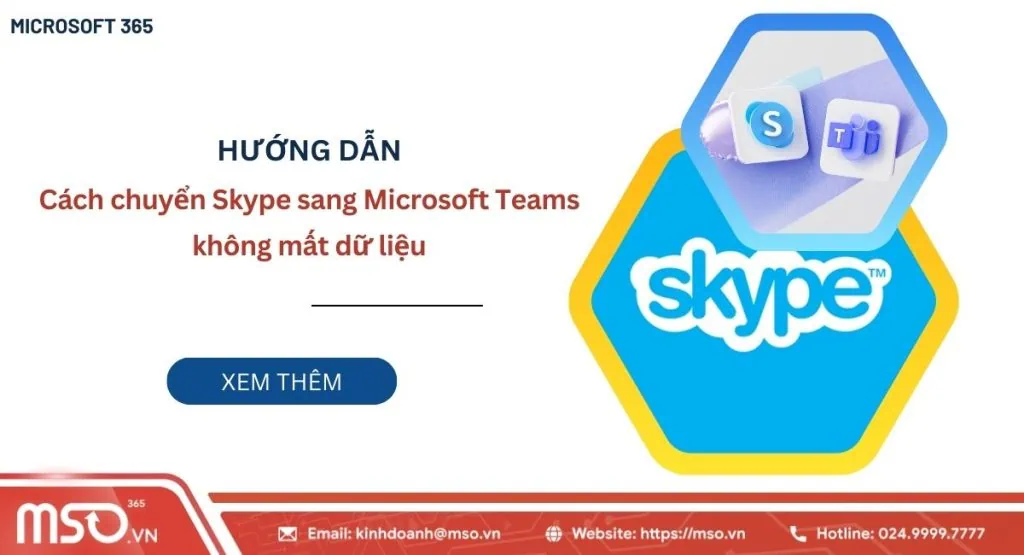 Chuyển Skype sang Microsoft Teams