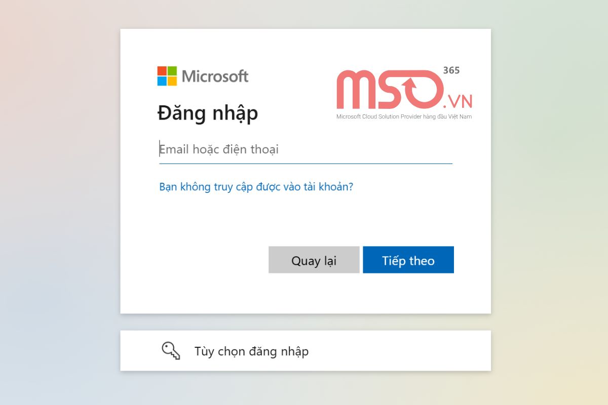 Hướng dẫn cách đăng nhập Class Notebook