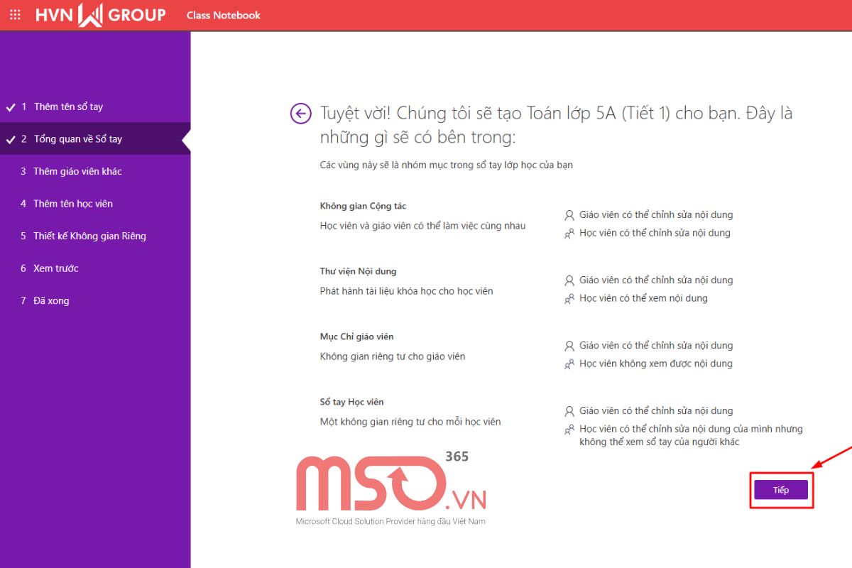 Hướng dẫn cách sử dụng OneNote Class Notebook chi tiết