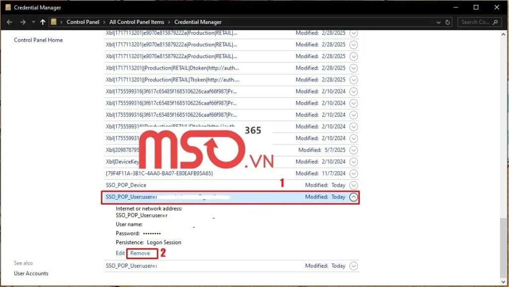 Lỗi “Outlook cannot log on. Verify you are connected to the network”