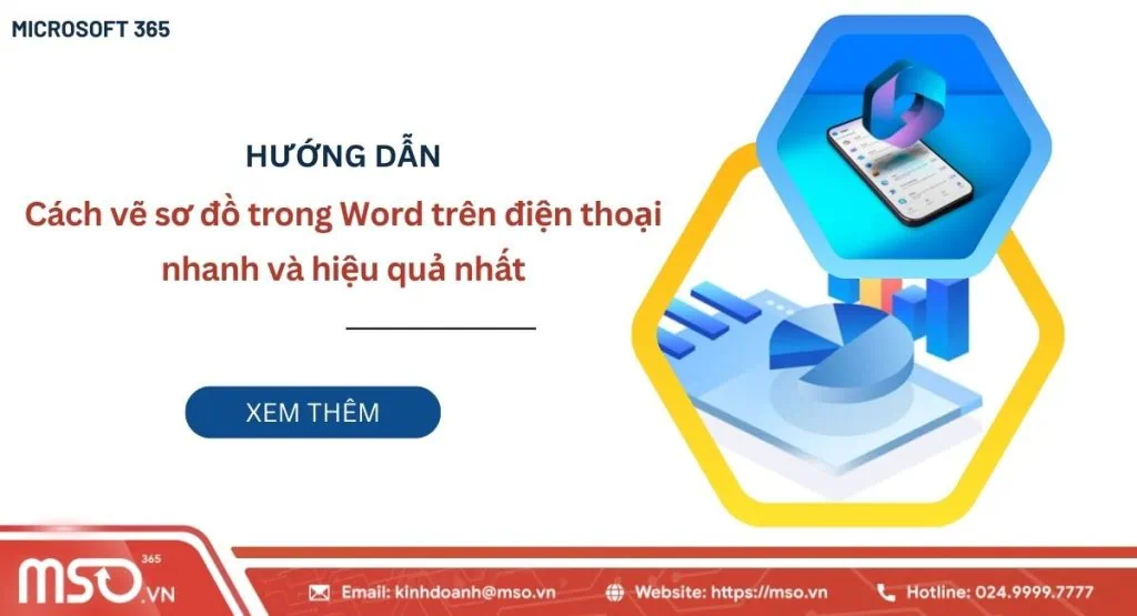 Vẽ sơ đồ trong Word trên điện thoại
