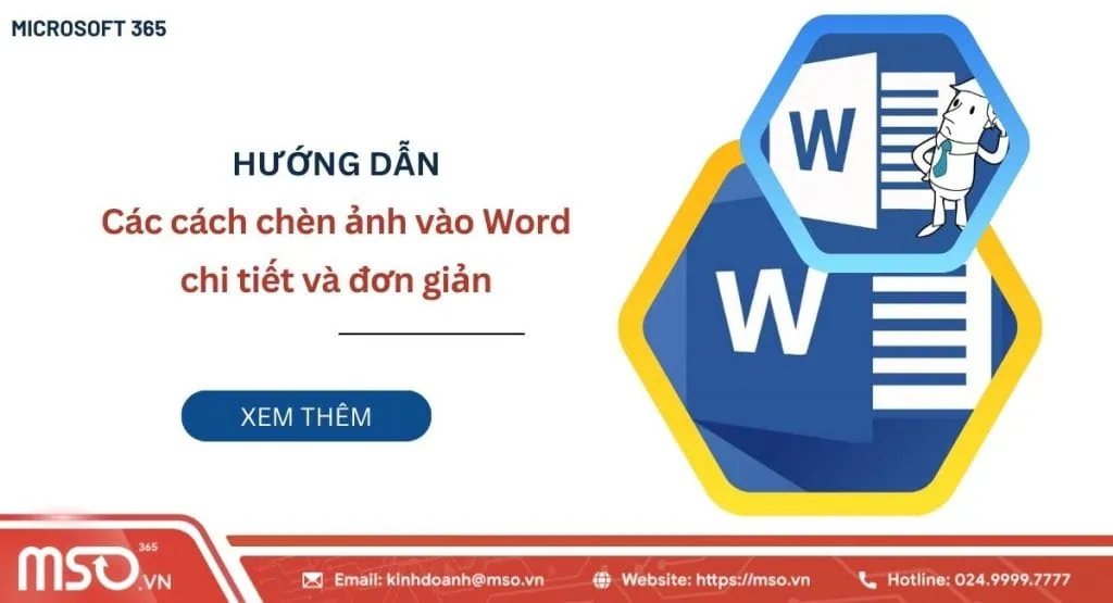 Cách chèn ảnh vào word