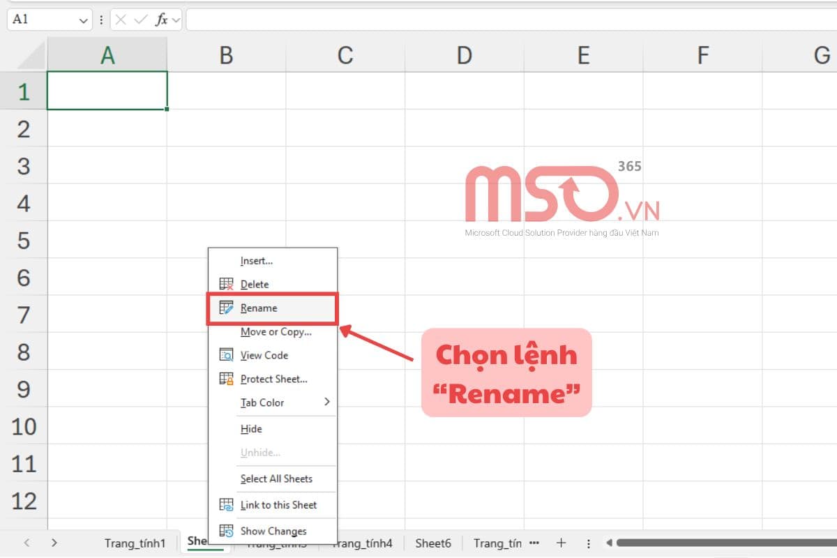 Hướng dẫn làm việc và quản lý Sheet Excel hiệu quả nhất