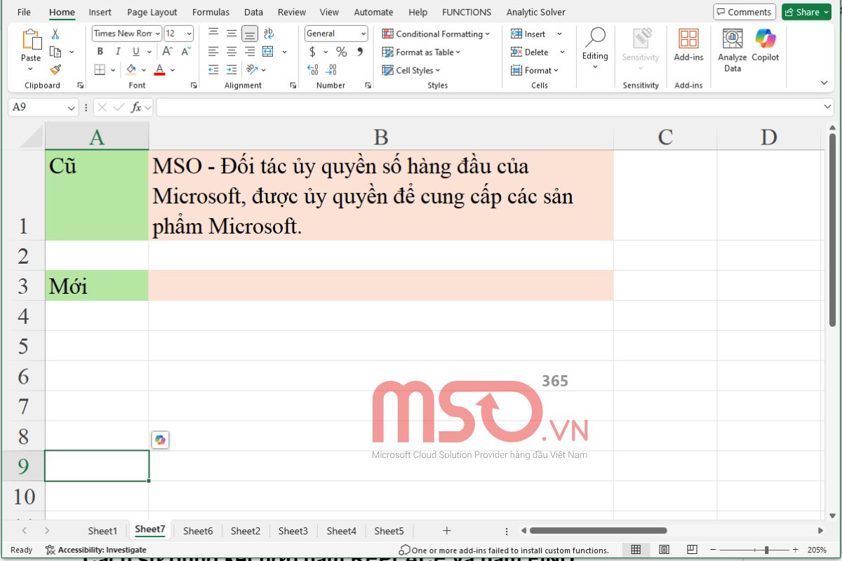 Cách sử dụng hàm tìm và thay thế ký tự trong Excel - SUBSTITUTE