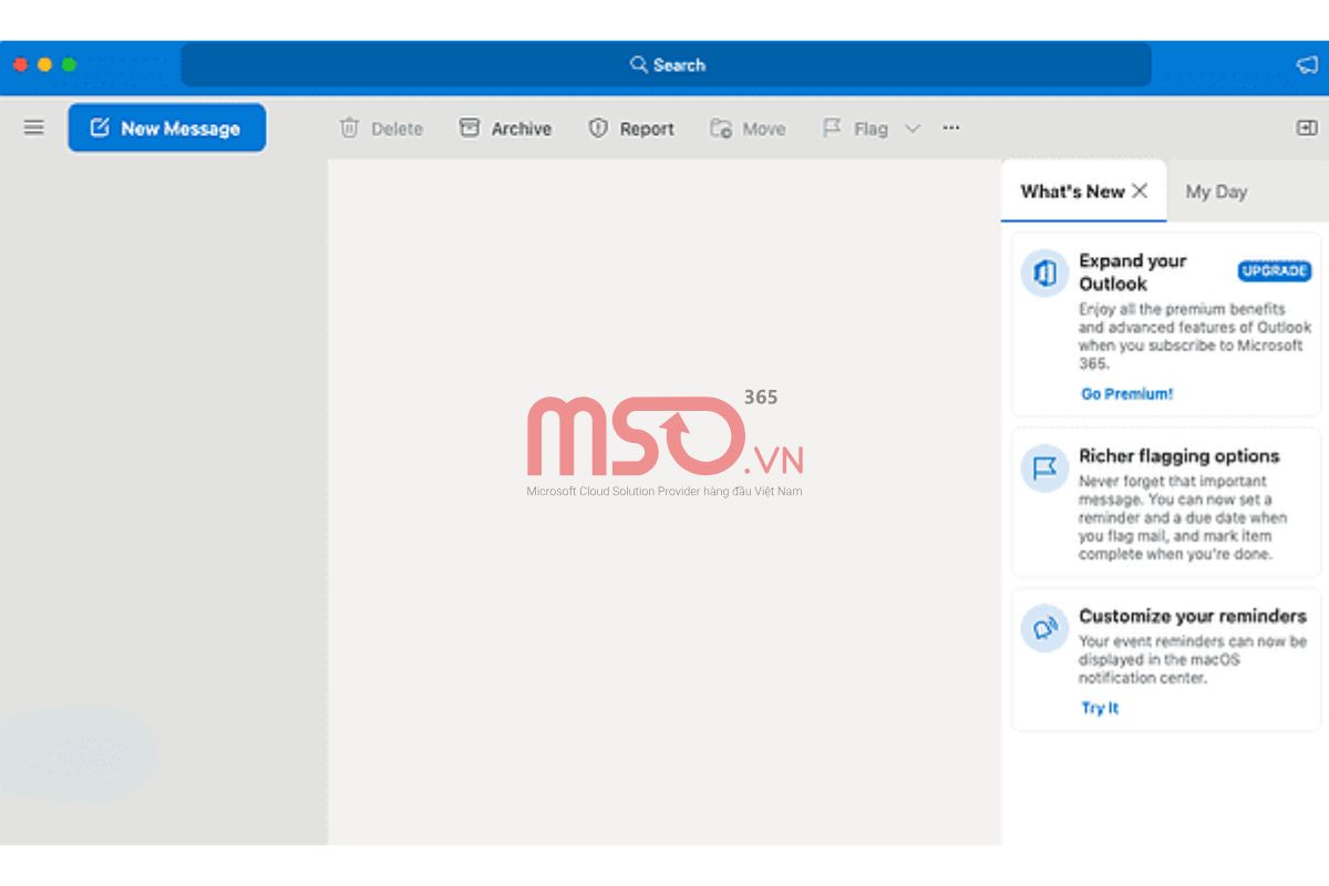 Cách tải Outlook về máy tính macOS