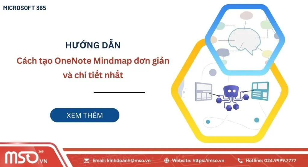 Cách tạo Onenote mindmap chuyên nghiệp
