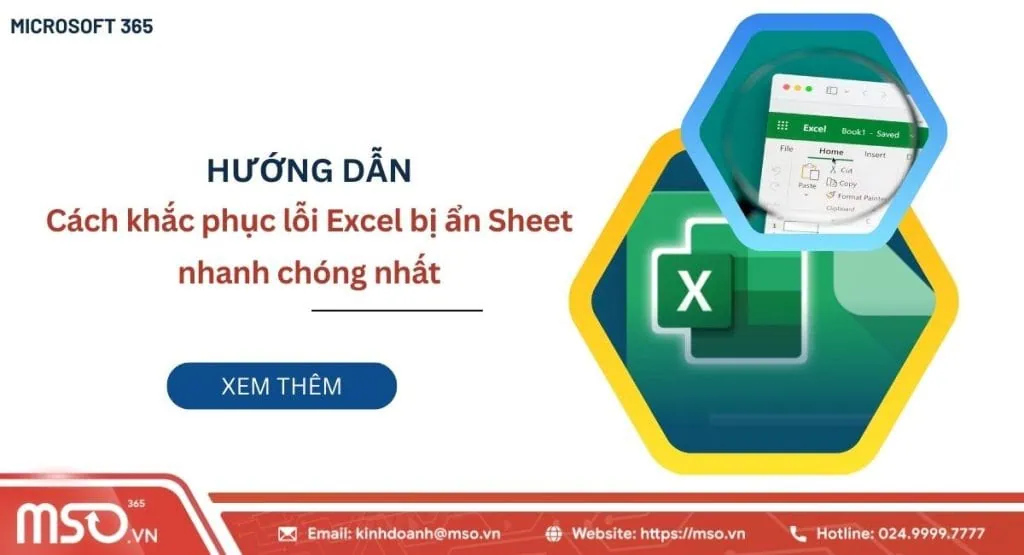 Excel bị ẩn sheet