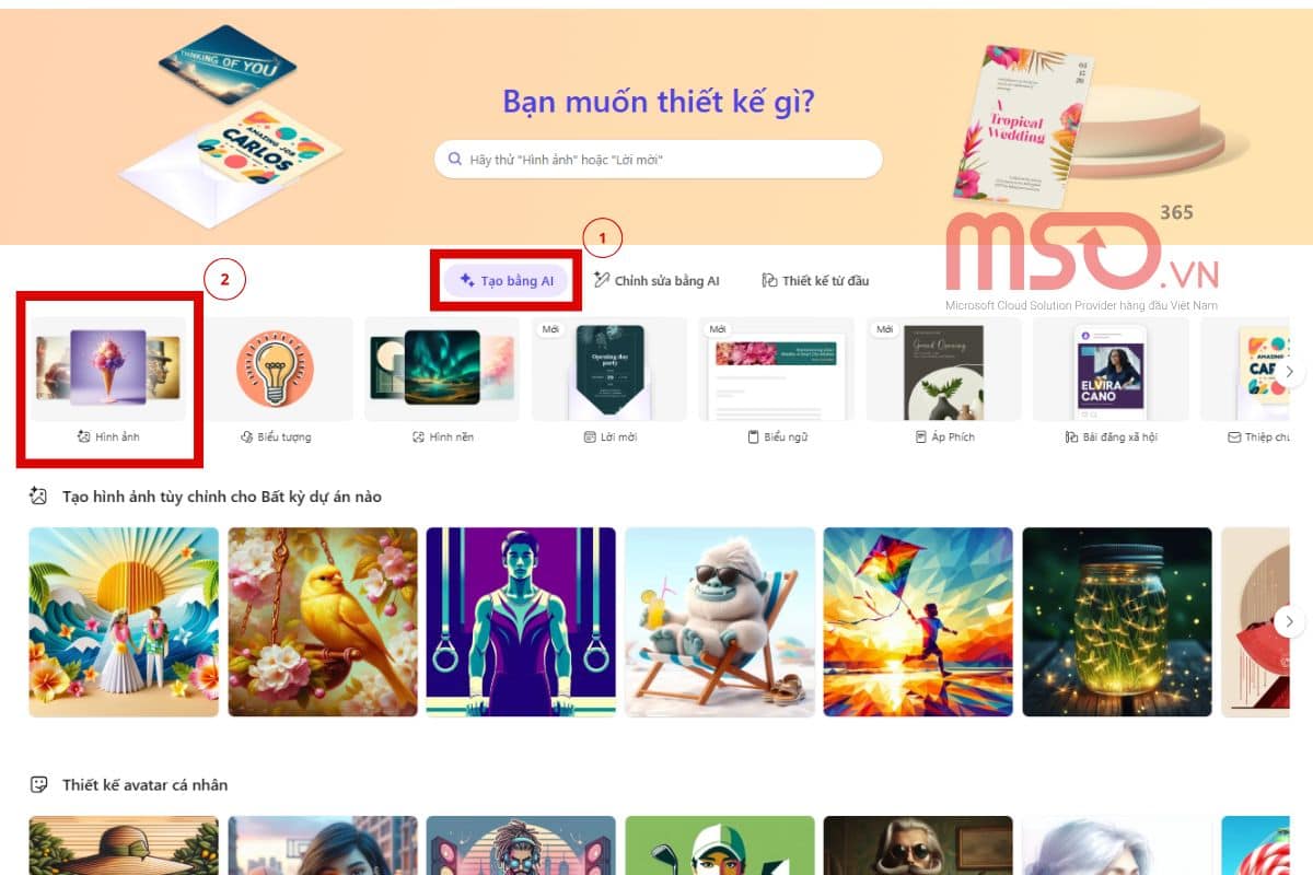 Hướng dẫn cách sử dụng Microsoft Designer từ A - Z