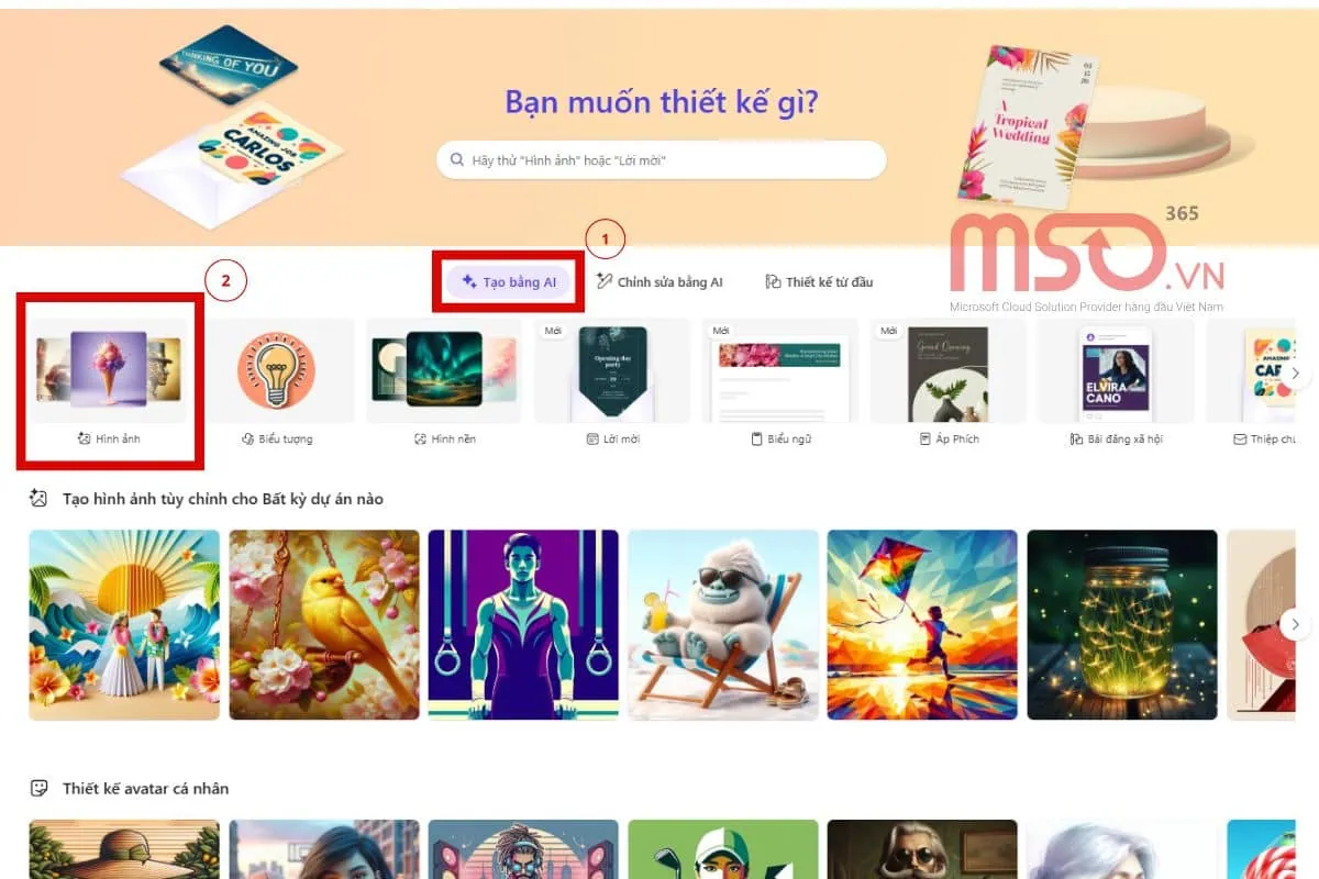 Hướng dẫn cách sử dụng Microsoft Designer từ A - Z