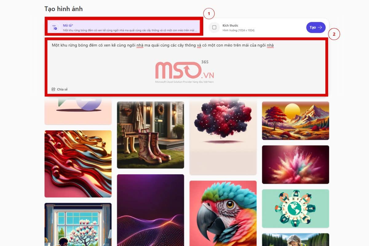 Hướng dẫn cách sử dụng Microsoft Designer từ A - Z