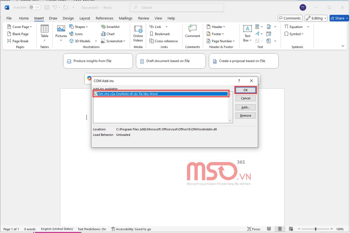 Hướng dẫn cách tìm MS Office Plugins Add on và cài đặt
