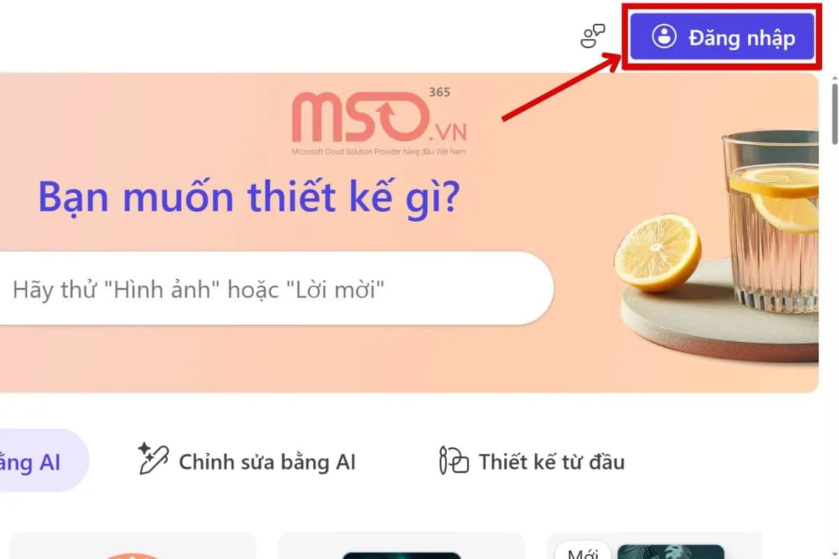 Hướng dẫn đăng ký và đăng nhập Microsoft Designer