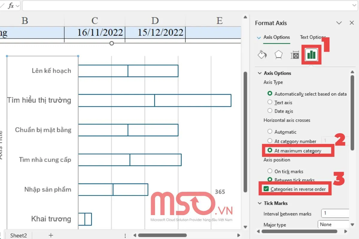 Gợi ý cách vẽ biểu đồ Gantt chart Excel đơn giản nhất