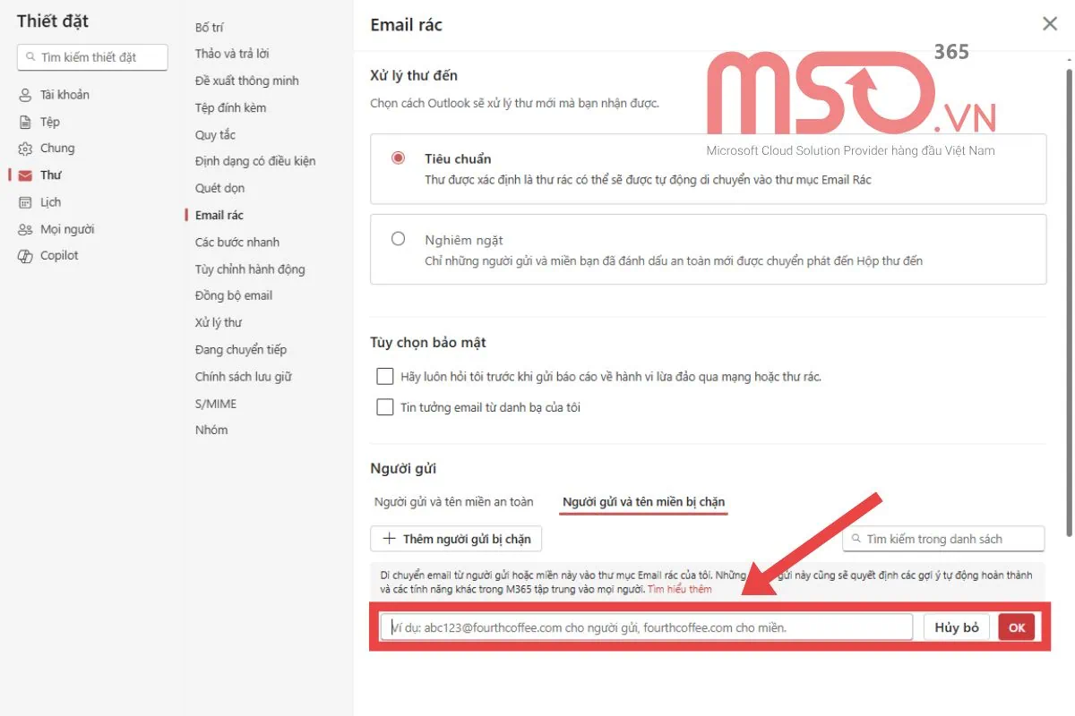 Hướng dẫn cách tăng cường bảo mật Outlook Web app
