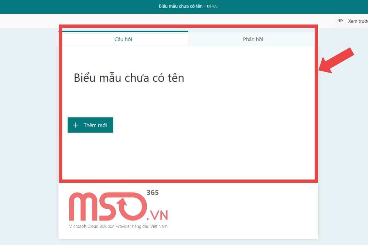 Cách đồng bộ phản hồi trên Microsoft Forms với Excel qua OneDrive for Business