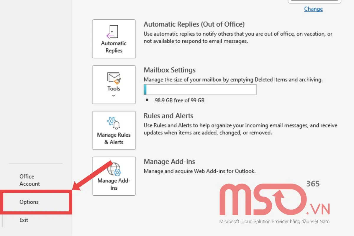 Cách khôi phục các cài đặt font chữ mặc định trong Outlook về ban đầu