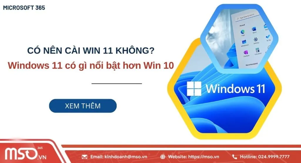 Có nên cài win 11