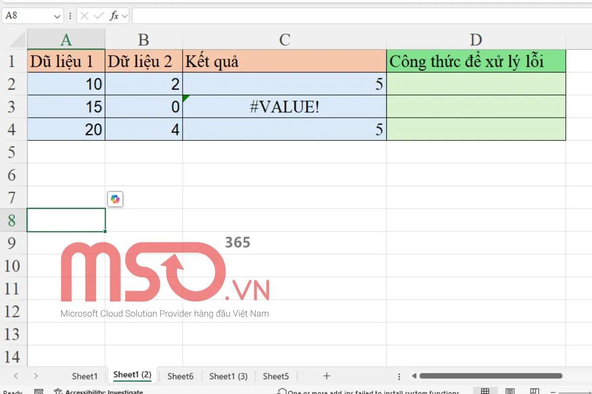 Cú pháp của hàm ROW trong Excel và ví dụ cụ thể
