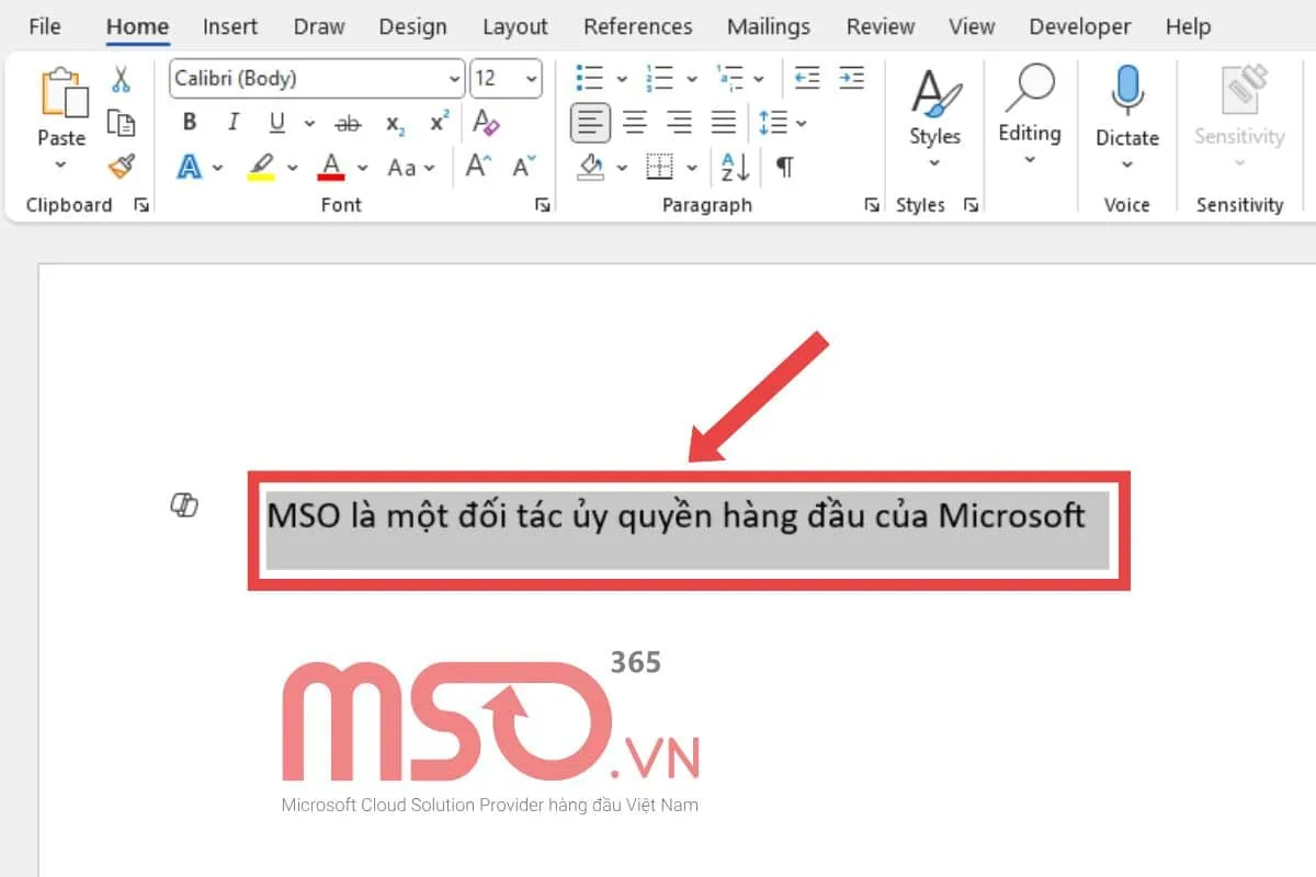 Thêm và áp dụng định dạng văn bản trong tài liệu Word