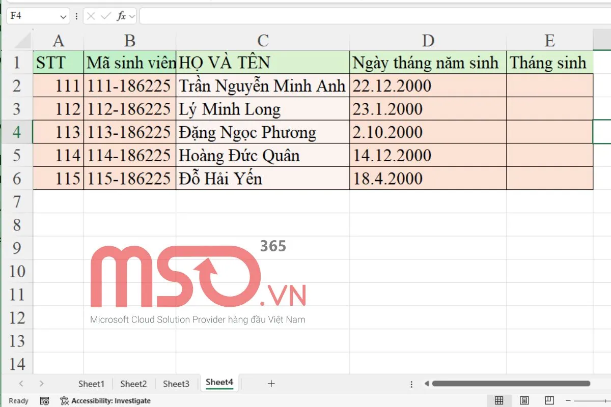 Cách kết hợp hàm LEFT và RIGHT trong Excel