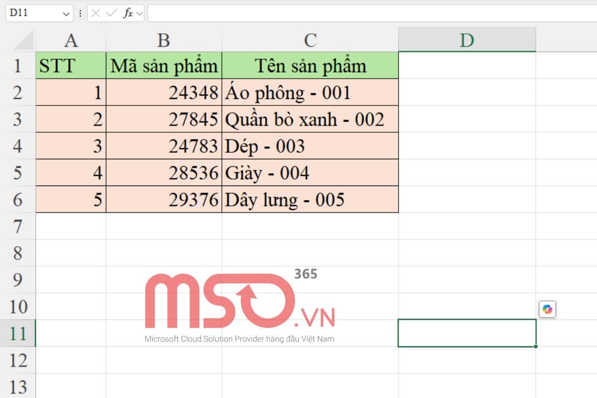 Hướng dẫn sử dụng hàm VLOOKUP Excel nâng cao