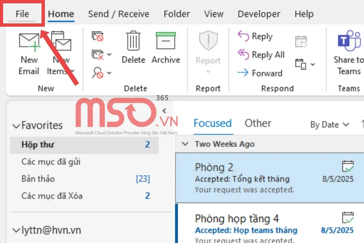 Hướng dẫn cách đổi kiểu và kích thước font mặc định trong Outlook