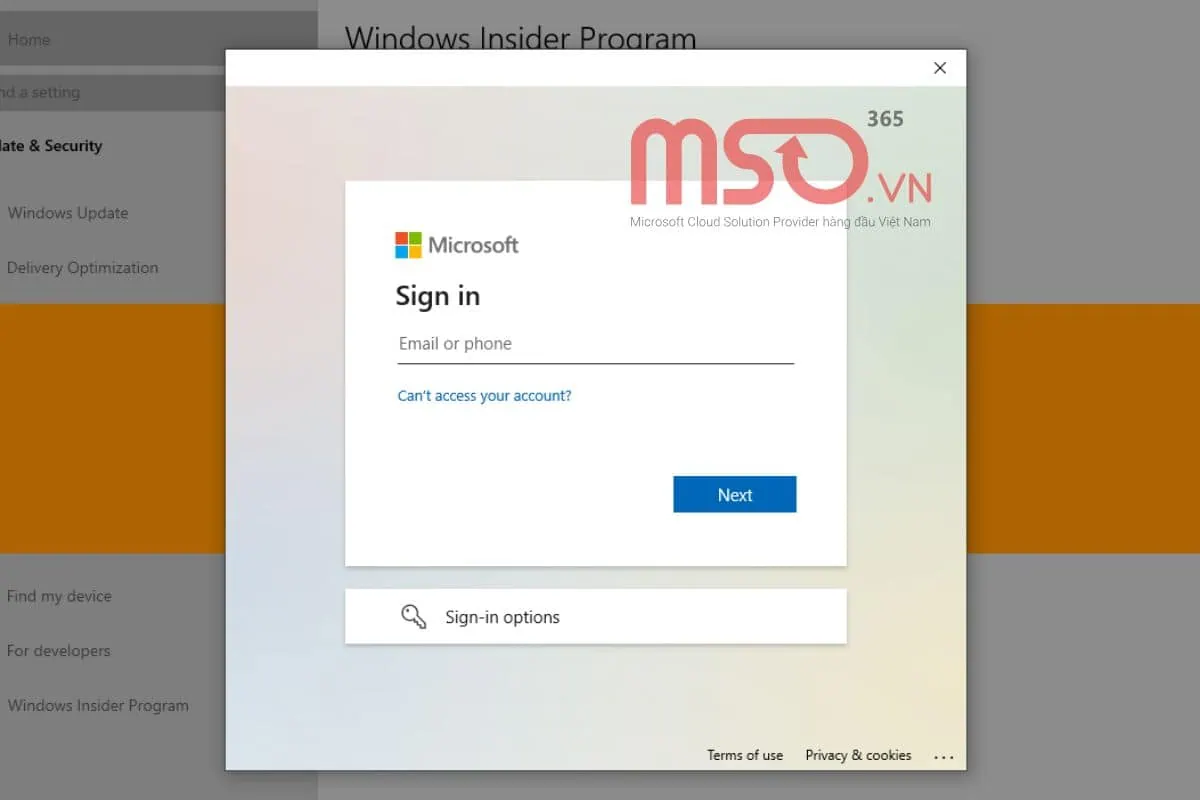 Hướng dẫn cách kích hoạt Windows Insider Program