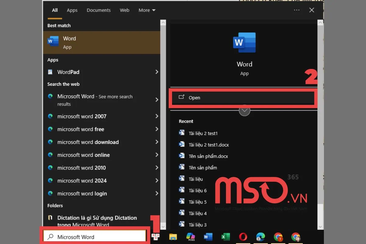 Hướng dẫn sử dụng Microsoft Word Document cơ bản