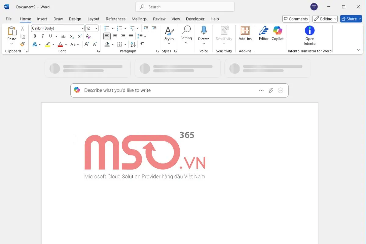 Hướng dẫn sử dụng Microsoft Word Document cơ bản