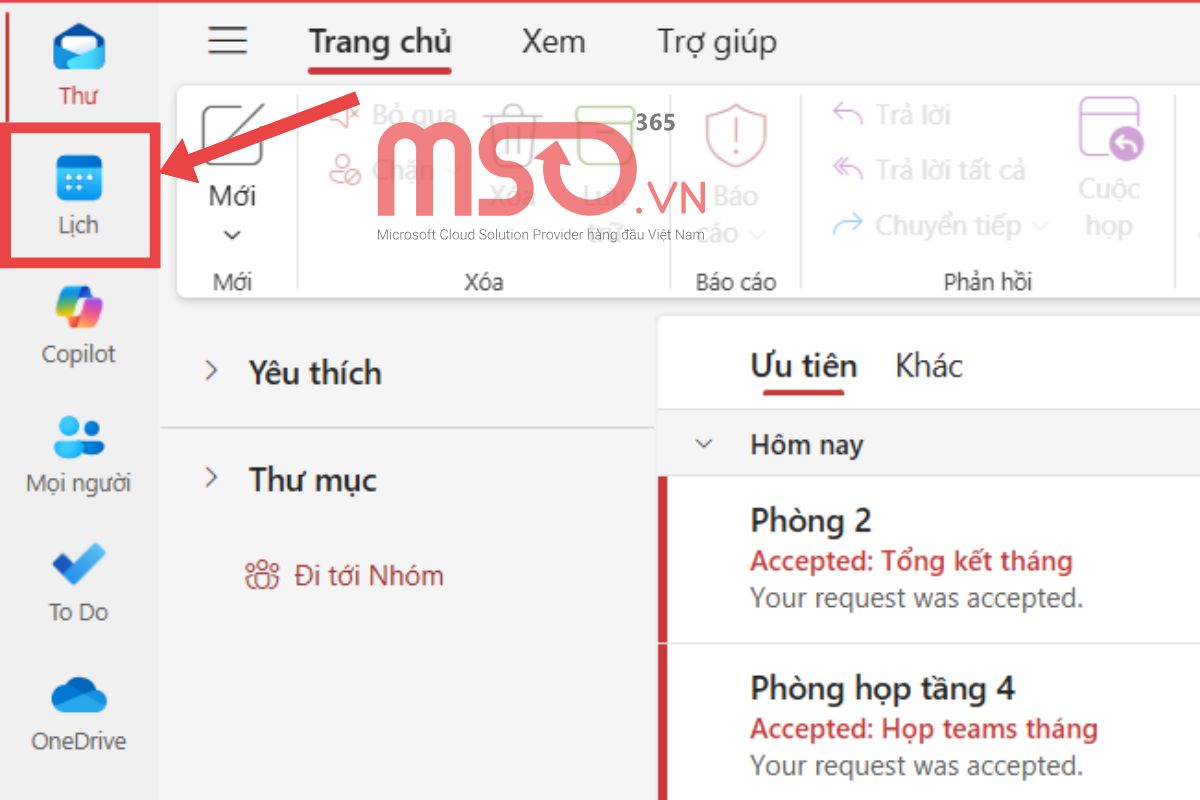 Kết nối với Microsoft Teams để lên lịch họp
