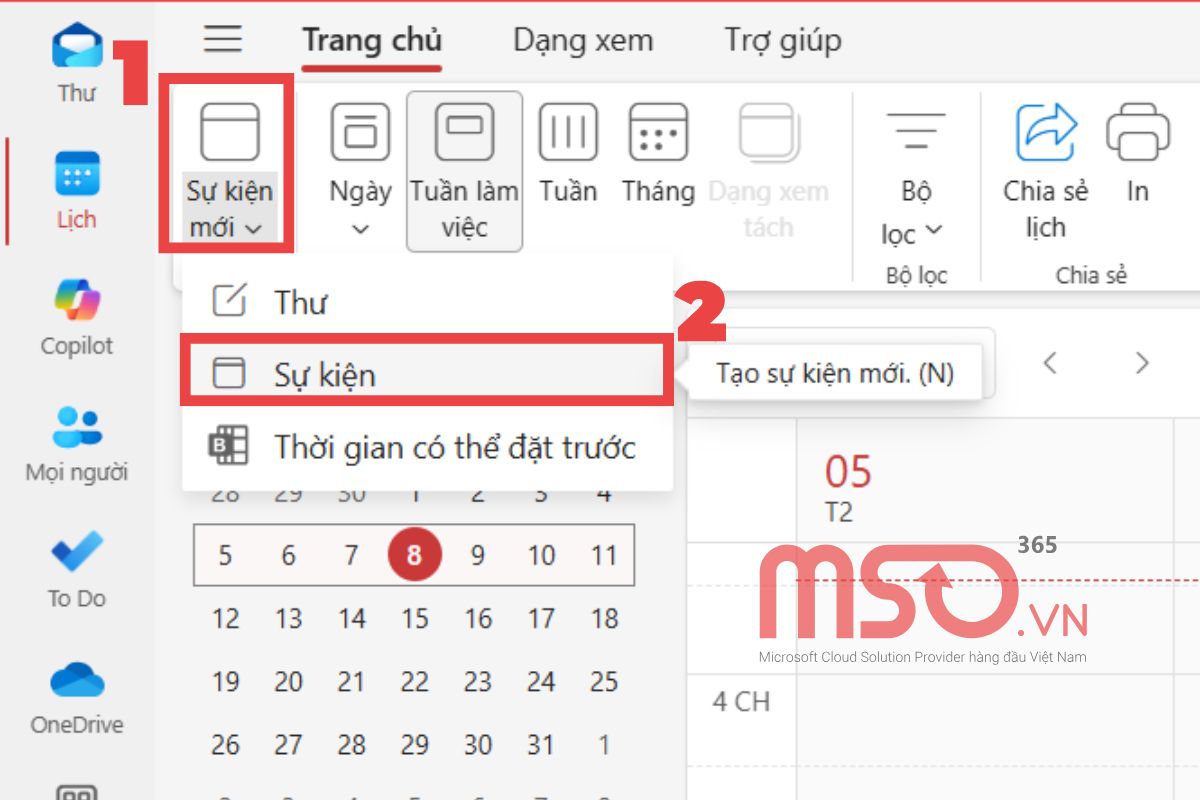 Kết nối với Microsoft Teams để lên lịch họp
