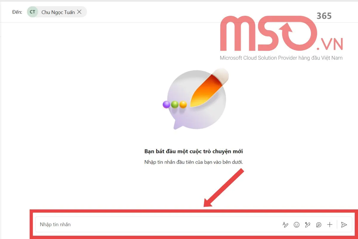 Trò chuyện, gọi video call trên MS Teams web