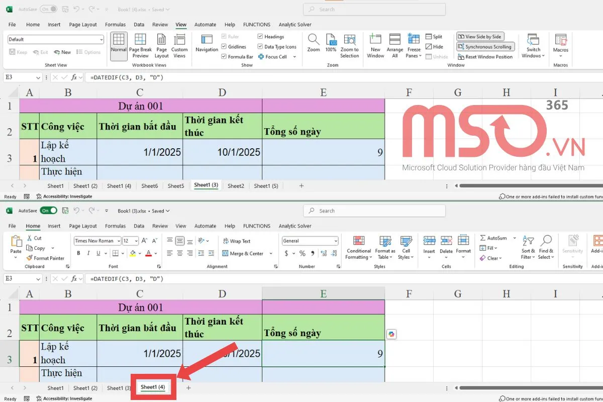 Các cách copy Sheet sang file Microsoft Excel khác