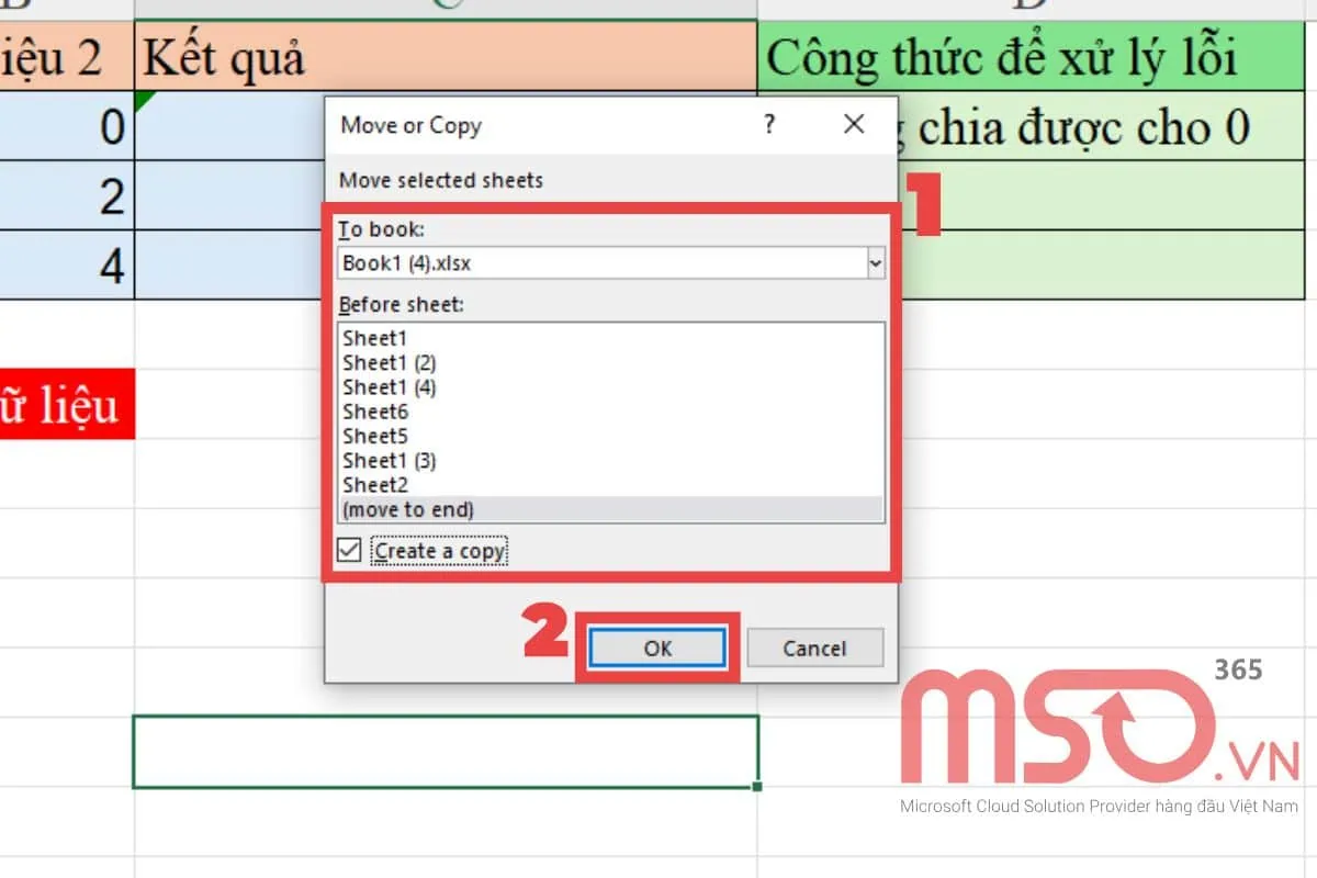 Hướng dẫn cách copy Sheet trong Excel giữ nguyên định dạng