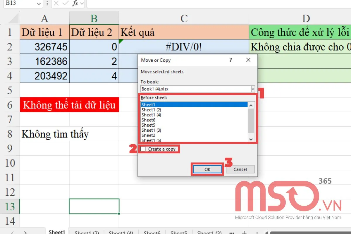 Hướng dẫn cách copy Sheet trong Excel giữ nguyên định dạng