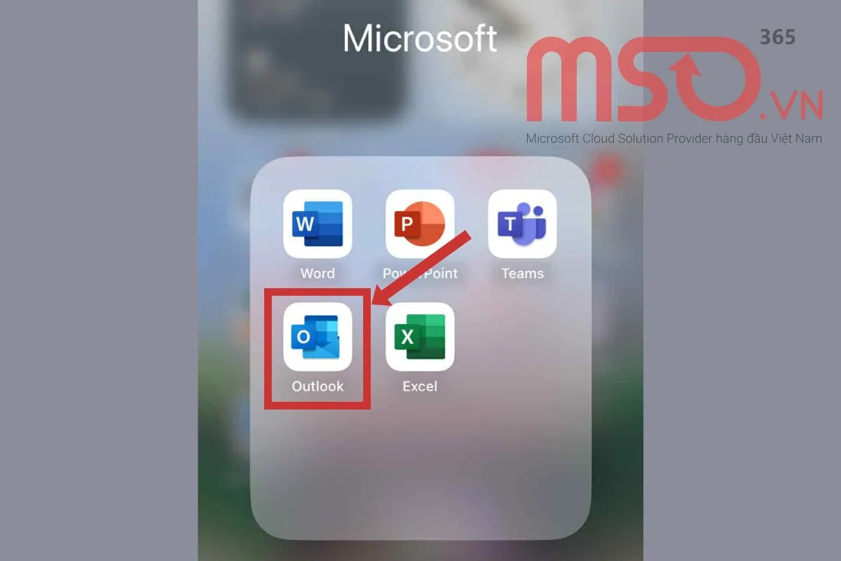 Cách gửi Bcc trong Outlook bằng điện thoại