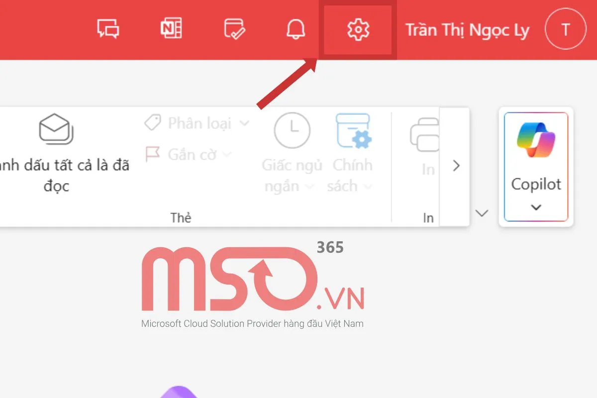 Cách hiển thị bcc trong Outlook trên Webapp