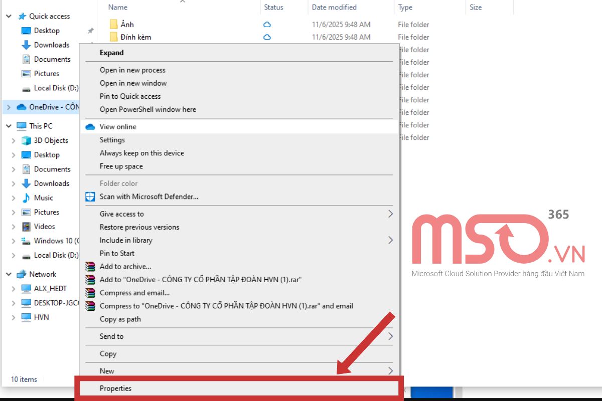 Cách ngừng đồng bộ OneDrive cho máy tính