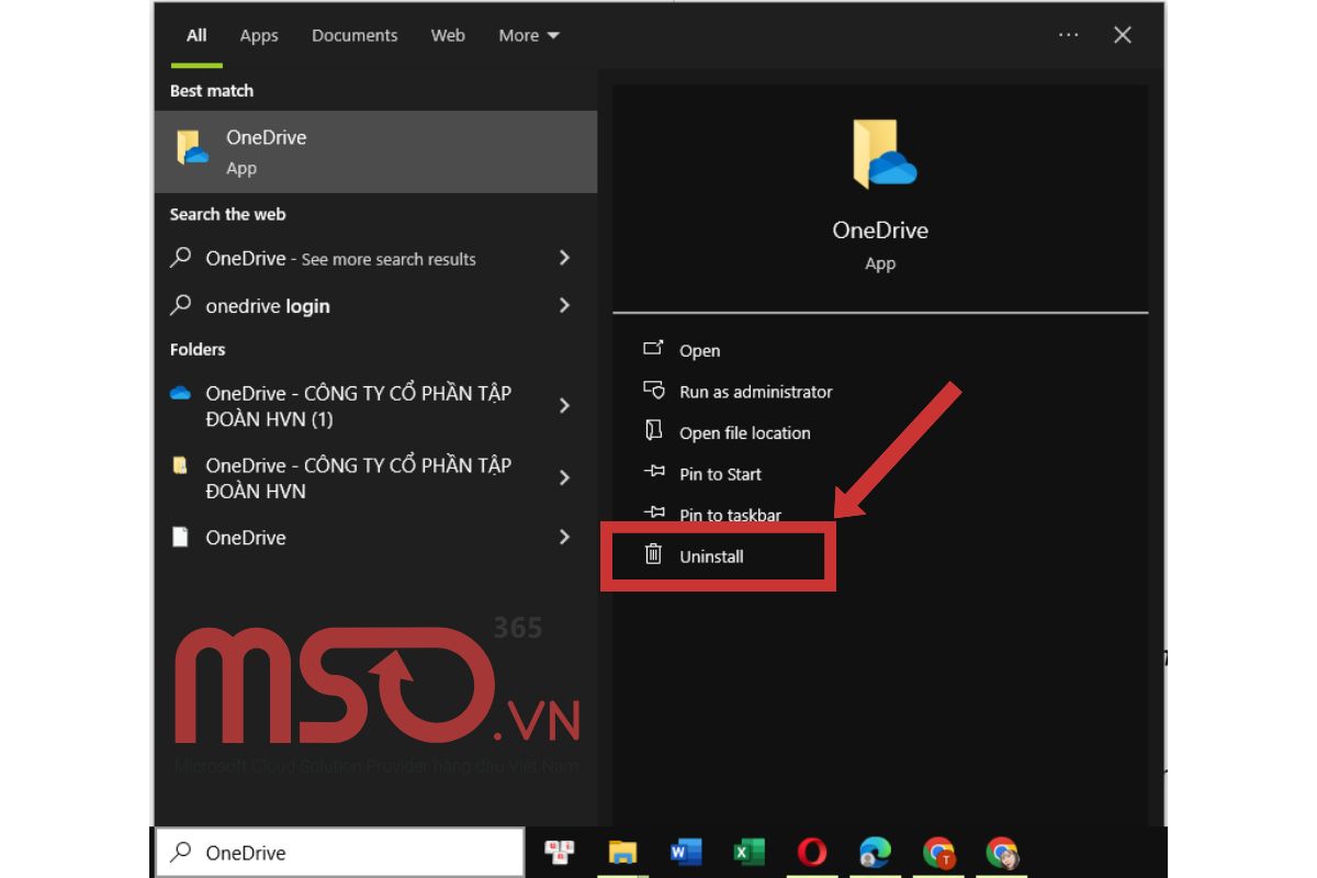 Cách ngừng đồng bộ OneDrive cho máy tính