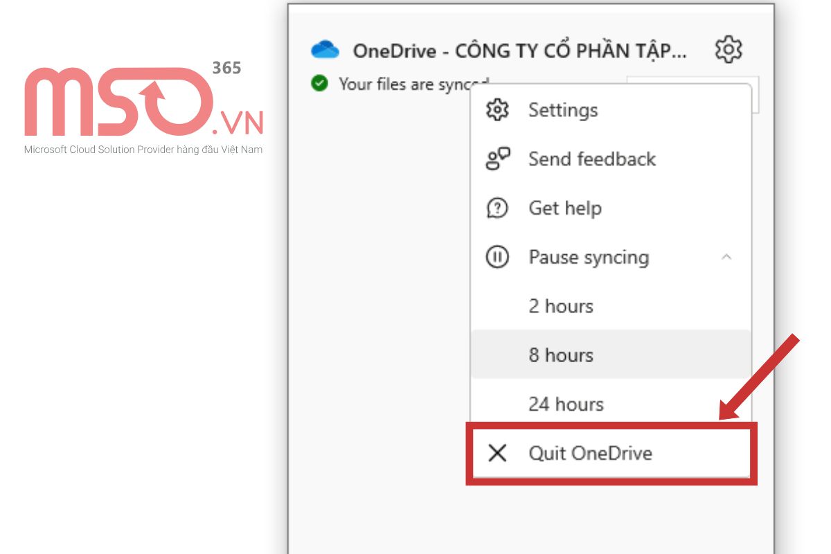 Cách tắt đồng bộ OneDrive với máy tính hoàn toàn